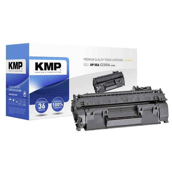 KMP H-T235 cartuccia nero compatibile con HP CE 505 A