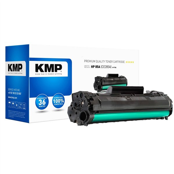 KMP H-T154 cartuccia nero compatibile con HP CE 285 A