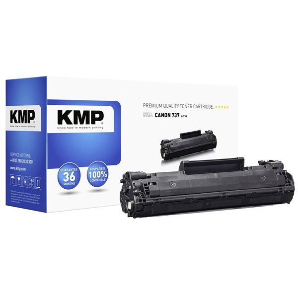 KMP C-T38 cartuccia nero compatibile con Canon 737