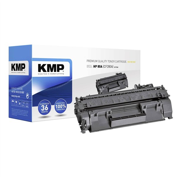KMP H-T163 cartuccia nero compatibile con HP CF 280 A
