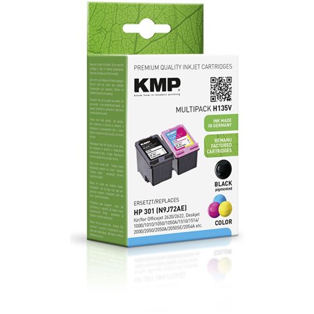 KMP H135V Multipack BK/Color compatibile con HP CH 561/562