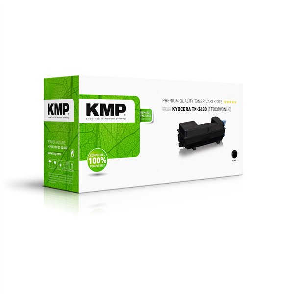 KMP cartuccia nero 1T0C0W0NL0 compatibile con Kyocera TK-3430