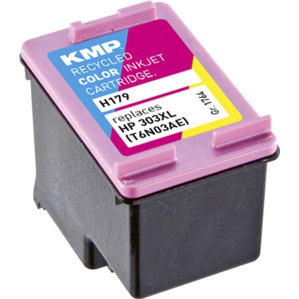KMP H179 cartuccia 3 colori compatibel.con HP T6N03AE 303 XL