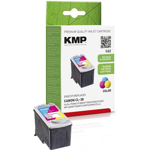 KMP C62 cartuccia     colore compatibile con Canon CL-38
