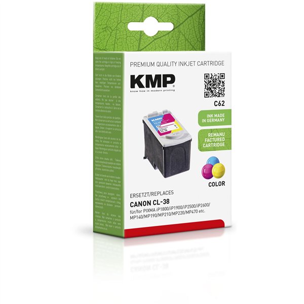 KMP C62 cartuccia     colore compatibile con Canon CL-38