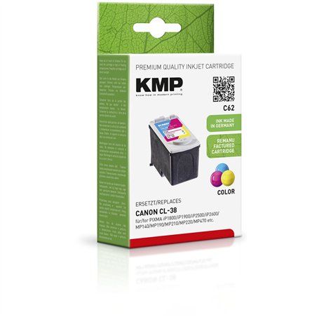 KMP C62 cartuccia     colore compatibile con Canon CL-38