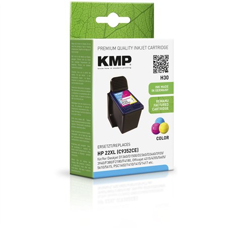 KMP H30 cartuccia     colore compatibile con HP C 9352 AE