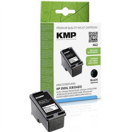 KMP H42 cartuccia     nero comp. con HP CB336EE  Nr. 350 XL