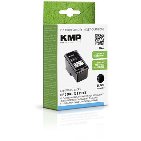 KMP H42 cartuccia     nero comp. con HP CB336EE  Nr. 350 XL