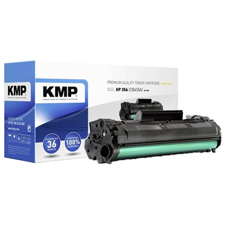 KMP H-T100 cartuccia nero compatibile con HP CB 435 A