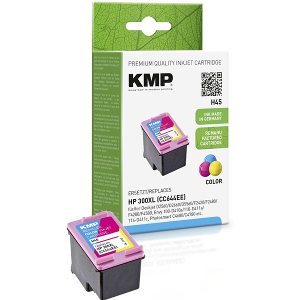 KMP H45 cartuccia colore comp. con HP CC 644 EE Nr. 300XL
