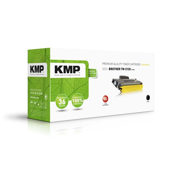 KMP B-T22 cartuccia nero XXL compatibi. con Brother TN-2120 X