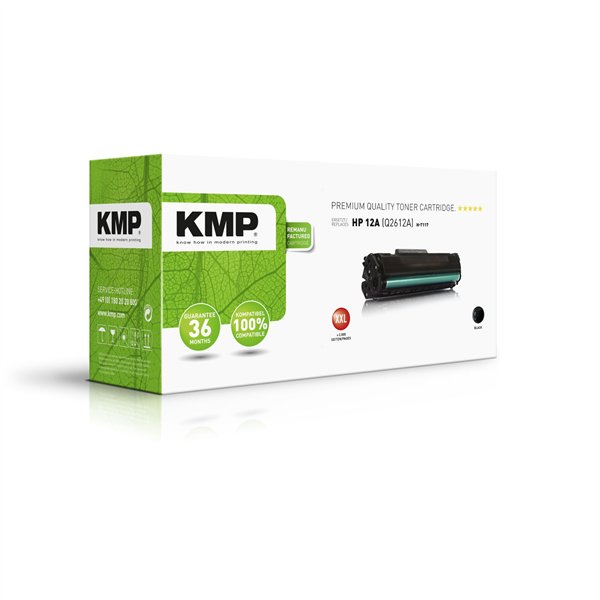 KMP H-T117 cartuccia nero XXL compatibile con HP Q 2612 A