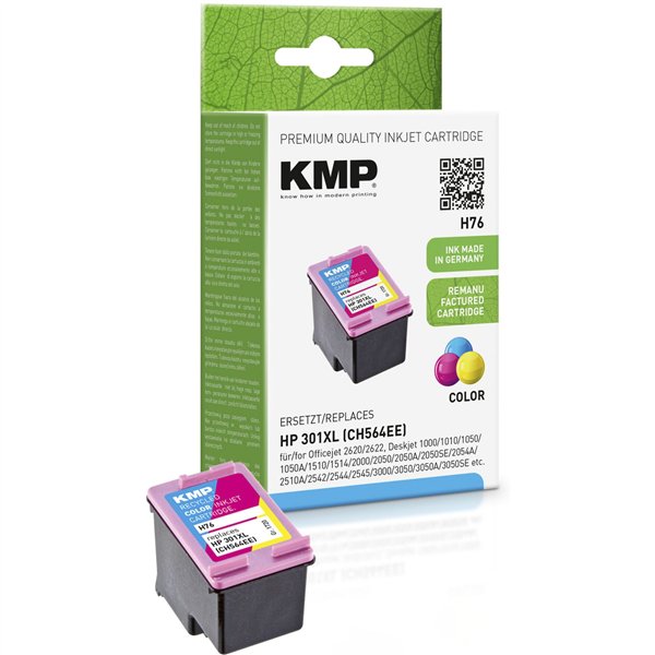 KMP H76 cartuccia     colore compatibile con HP CH 564 EE