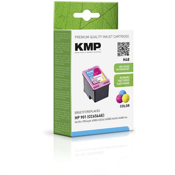 KMP H48 cartuccia colore compatibile con HP CC656AE