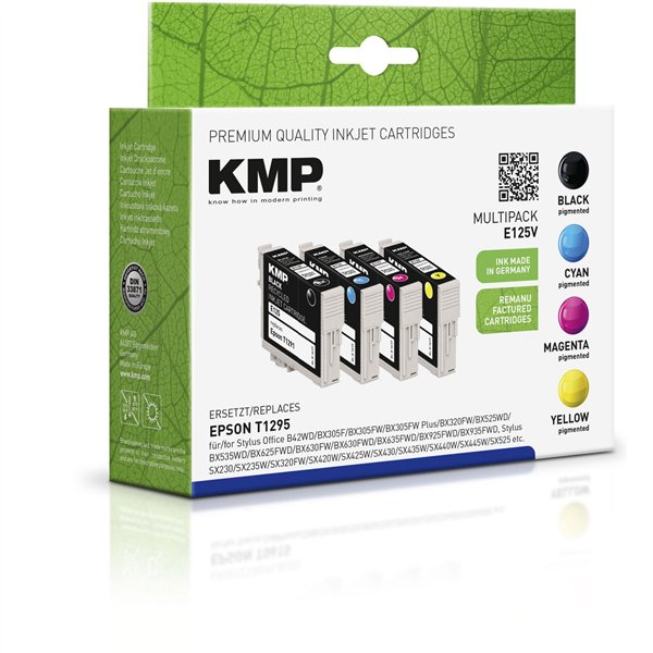 KMP E125V Multipack BK/C/M/Y compatibile con Epson T 129