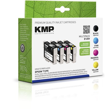 KMP E125V Multipack BK/C/M/Y compatibile con Epson T 129