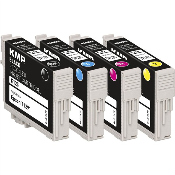 KMP E125V Multipack BK/C/M/Y compatibile con Epson T 129