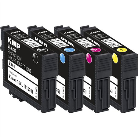 KMP E141V Multipack BK/C/M/Y compatibile con Epson T 163