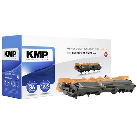 KMP B-T48 cartuccia nero compatibil.con Brother TN-241 BK