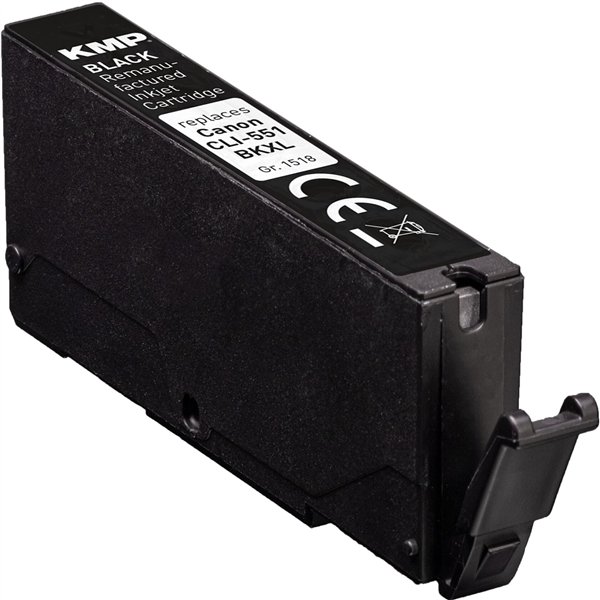 KMP cartuccia nero sostituisce Canon CLI-551 BK XL 6443B001