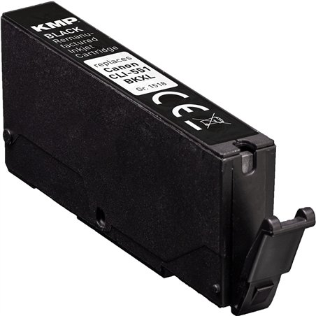 KMP cartuccia nero sostituisce Canon CLI-551 BK XL 6443B001