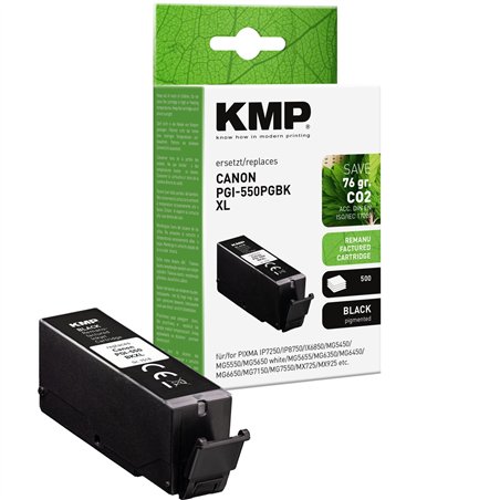 KMP cartuccia nero sostituisce Canon PGI-550PGBK 6431B001