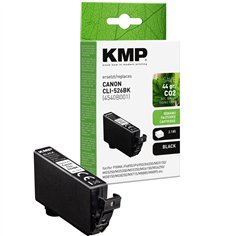 KMP cartuccia nero sostituisce Canon CLI-526 BK 4540B001