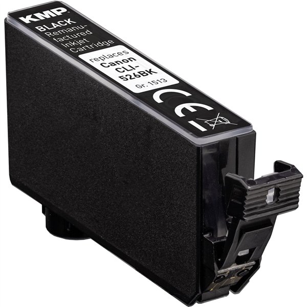 KMP cartuccia nero sostituisce Canon CLI-526 BK 4540B001