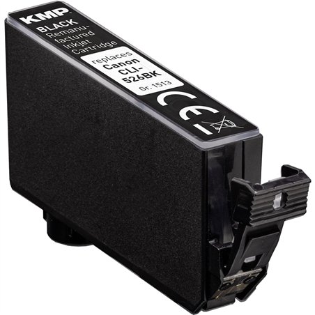 KMP cartuccia nero sostituisce Canon CLI-526 BK 4540B001