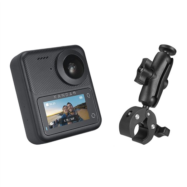 Kandao QooCam 3 360° Action Camera - Motorcycle Combo