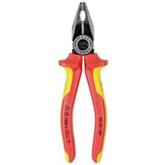 KNIPEX pinza universale cromata isol. 180 mm 2