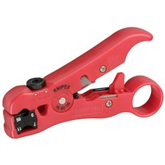 KNIPEX utensile spelacavi per cavi coassiali