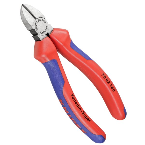 KNIPEX tronchese laterale per meccanica nero atram.luc.140 mm