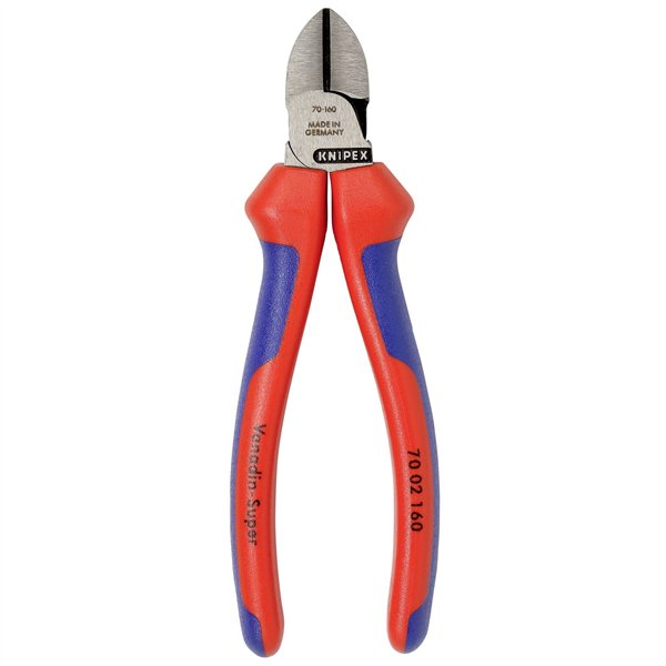 KNIPEX tronchese laterale per meccanica nero lucidato 160 mm