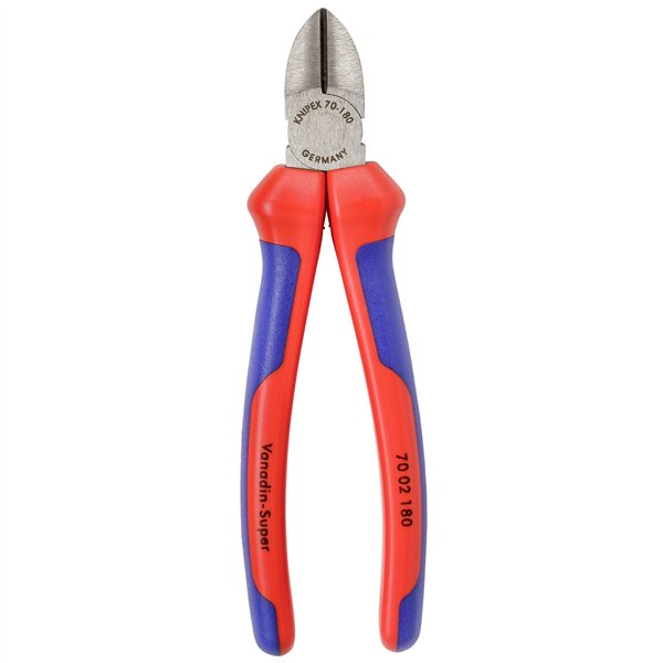 KNIPEX tronchese laterale per meccanica nero lucidato 180 mm