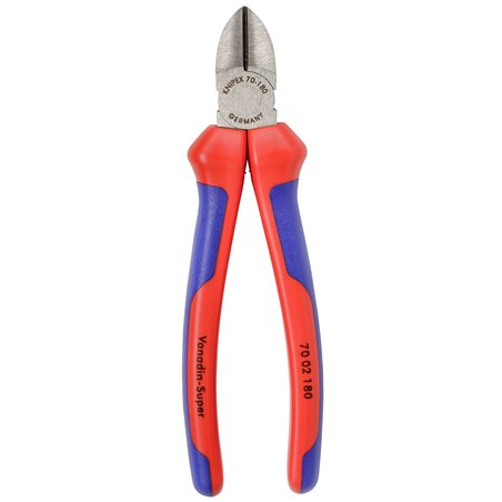 KNIPEX tronchese laterale per meccanica nero lucidato 180 mm