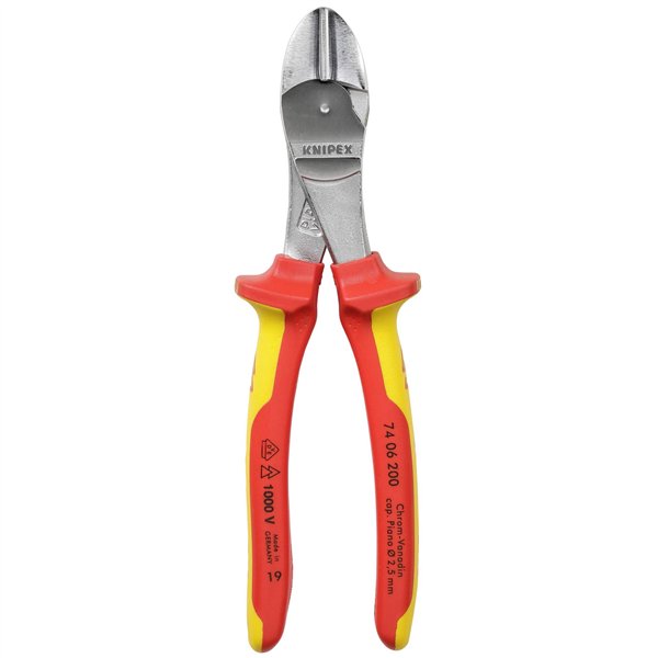 KNIPEX tronchese laterale per meccanica isol. 200 mm
