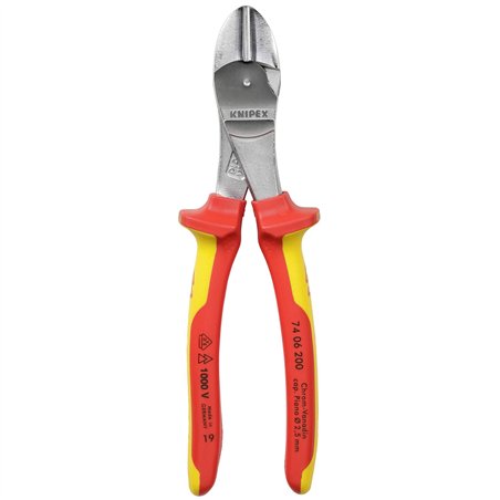 KNIPEX tronchese laterale per meccanica isol. 200 mm