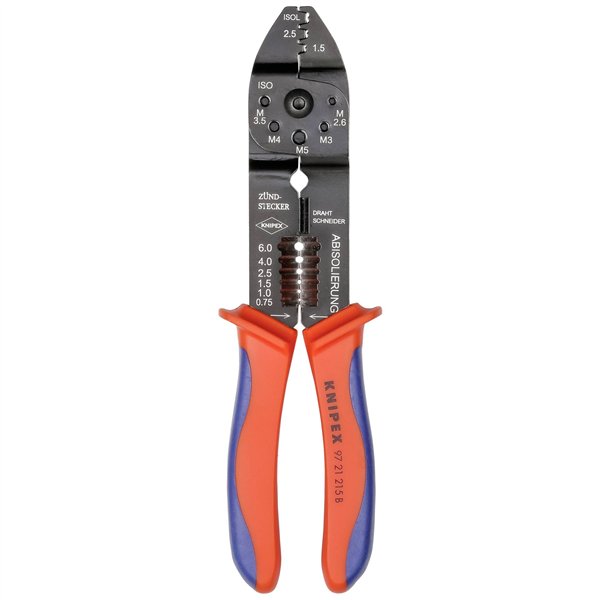 KNIPEX pinza per capicorda brunito 215 mm