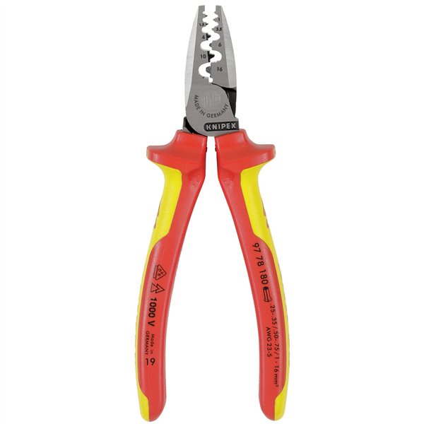 KNIPEX pinza per serrare terminali a bussola