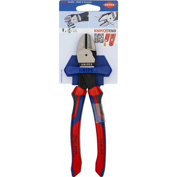 KNIPEX tronchese laterale tipo forte  200 mm, manici comfort