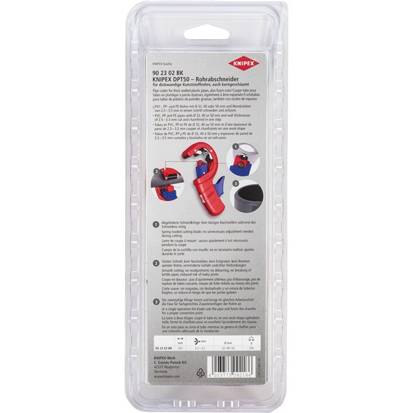 KNIPEX Rohrabschneider DPT50