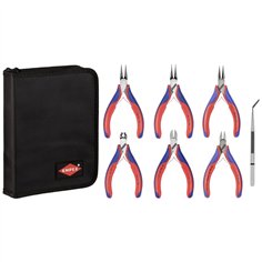 KNIPEX astuccio con pinze per elettronica 7 pezzi