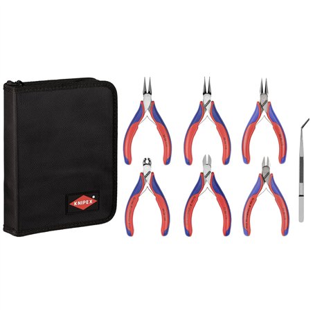 KNIPEX astuccio con pinze per elettronica 7 pezzi