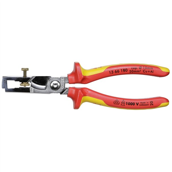 KNIPEX pinza spelacavi con cesoia per cavi