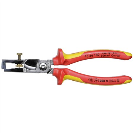 KNIPEX pinza spelacavi con cesoia per cavi