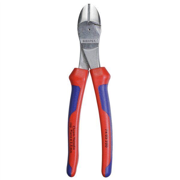 KNIPEX tronchese laterale per meccanica bonderizzato 200 mm