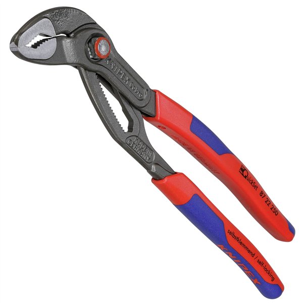 KNIPEX Cobra QuickSet pinza regolabile per tubi e dadi