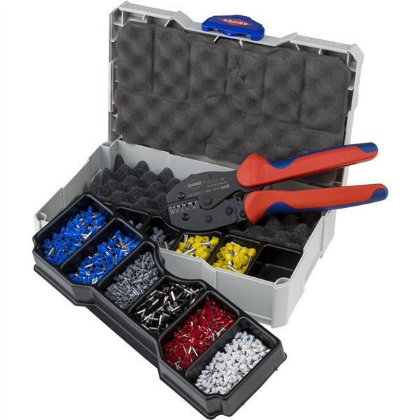 Knipex assortimento di capicorda con pinza capicorda